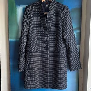 Tommy Hilfiger Navy and White Jacket